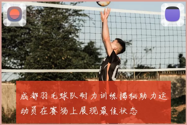 成都羽毛球队耐力训练揭秘助力运动员在赛场上展现最佳状态