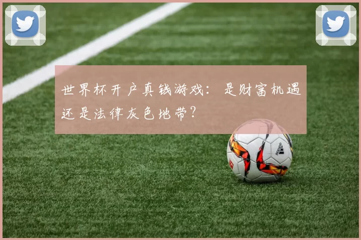 世界杯开户真钱游戏：是财富机遇还是法律灰色地带？